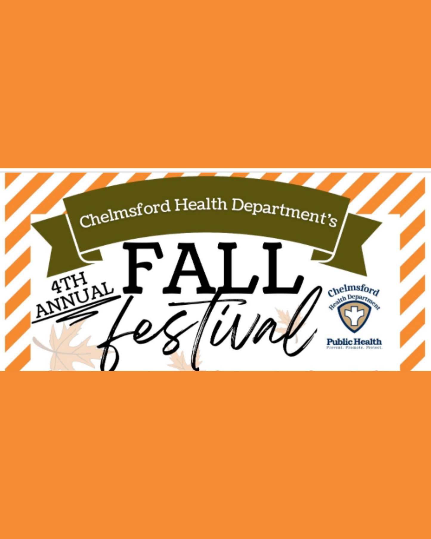 Chelmsford Health Department Fall Festival